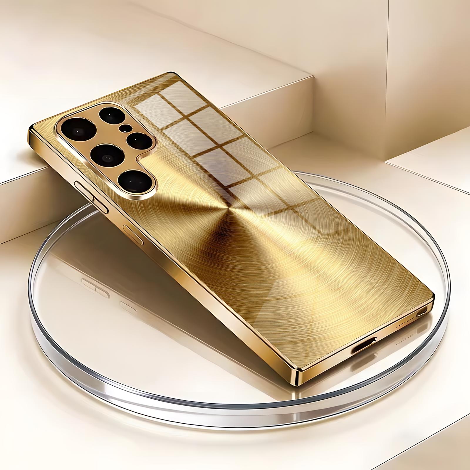 Phone Cases Metal - 브러쉬드 메탈 텍스처2 삼성 S26 S25