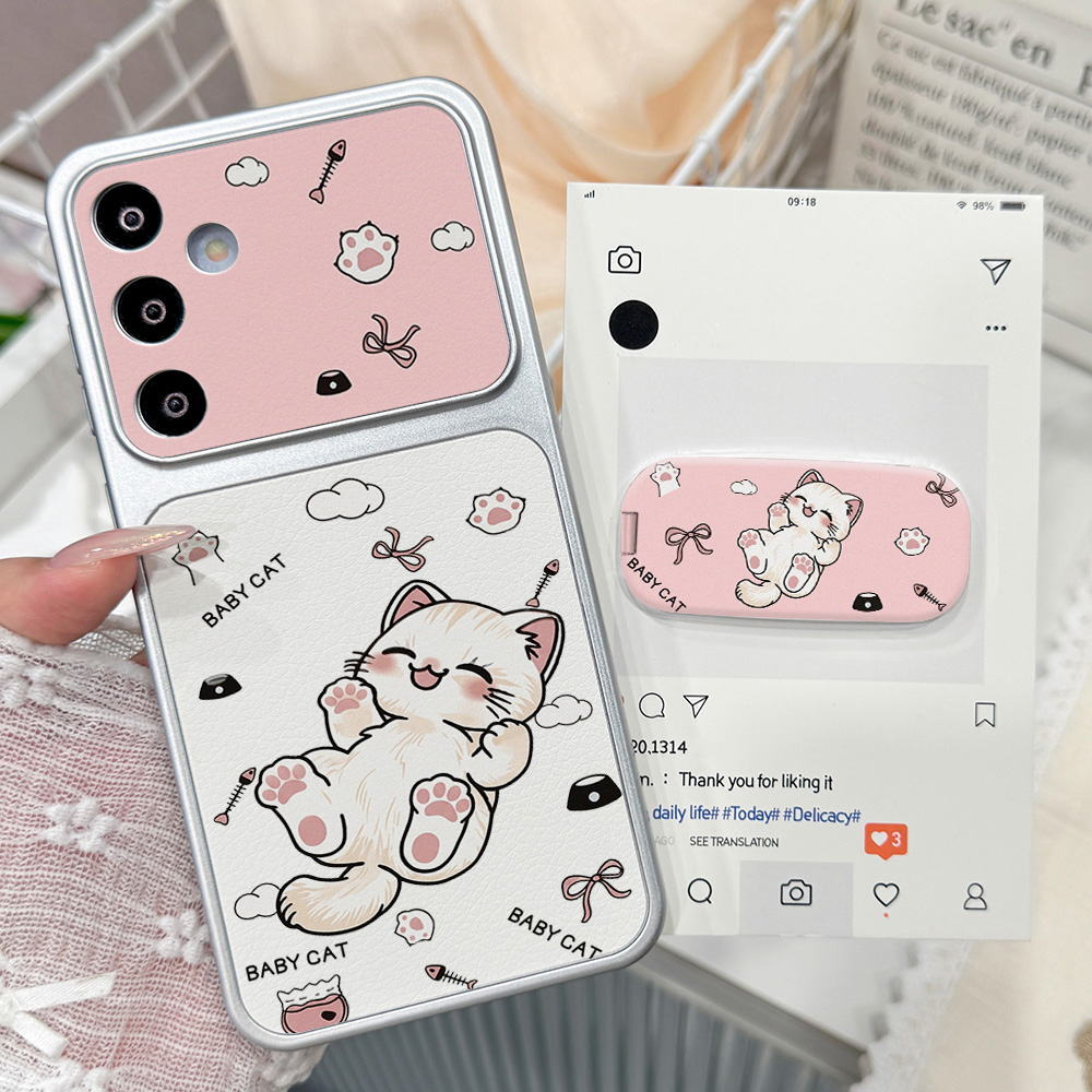 Cute Cartoon Case - 귀여운 만화 고양이 캐릭터 삼성 A57
