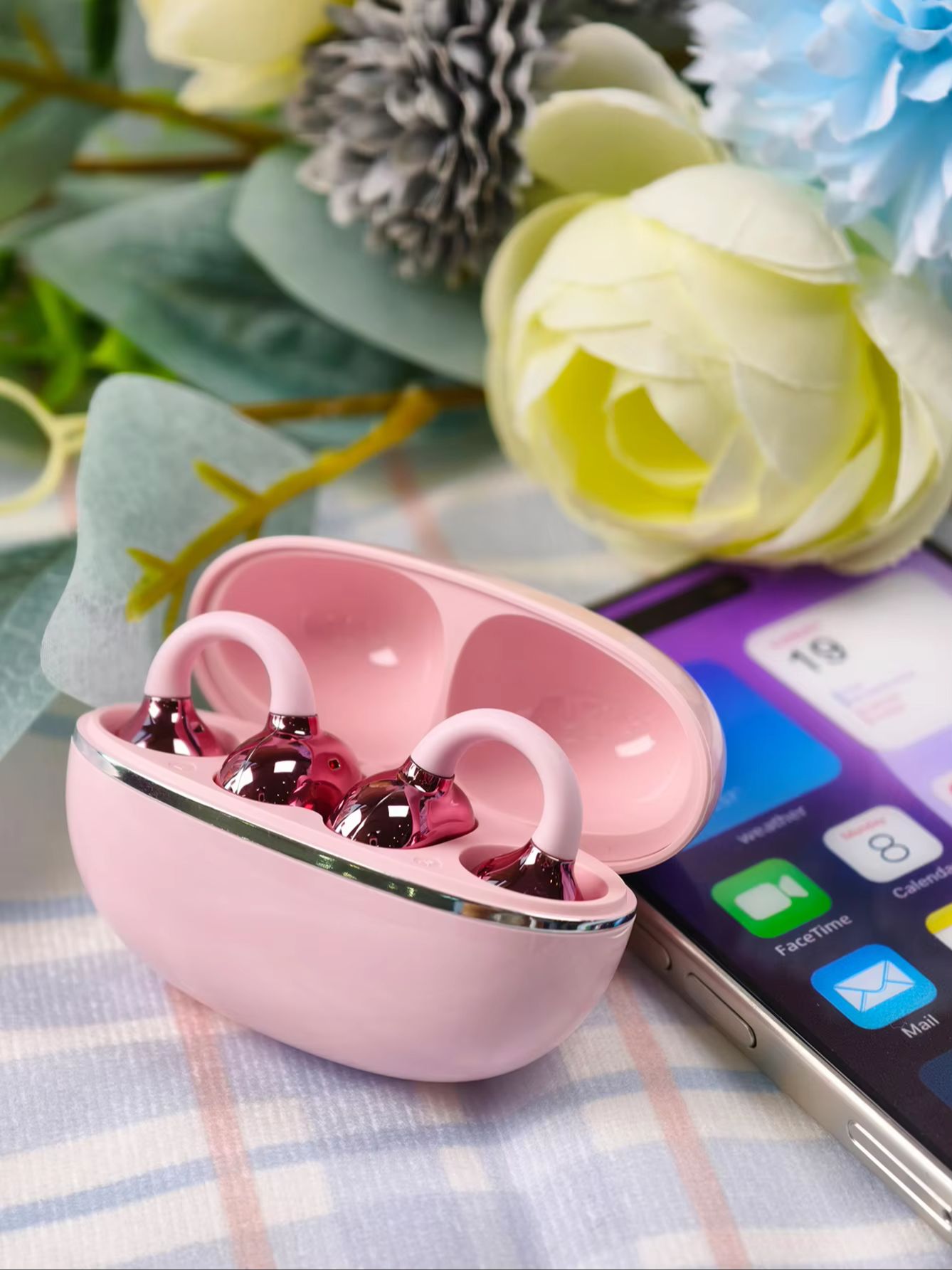 Phone Cases Viral - 2026년형 바이럴 클립형 이어버드, 오픈형 디자인,