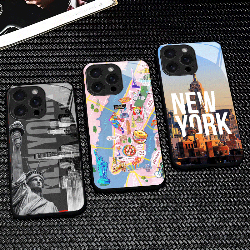 Phone Cases York - 뉴욕시 유리 폰 케이스 (아이폰 16,