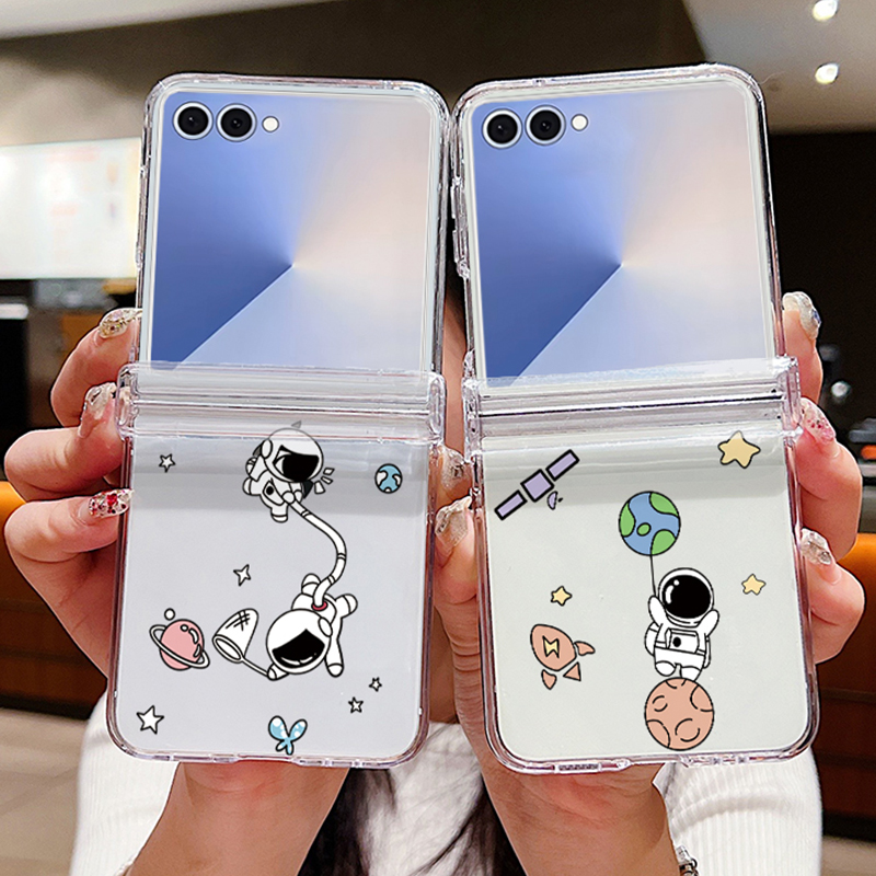 Phone Cases Z Fold 6 - 우주비행사 패턴 접이식 폰 케이스 삼성
