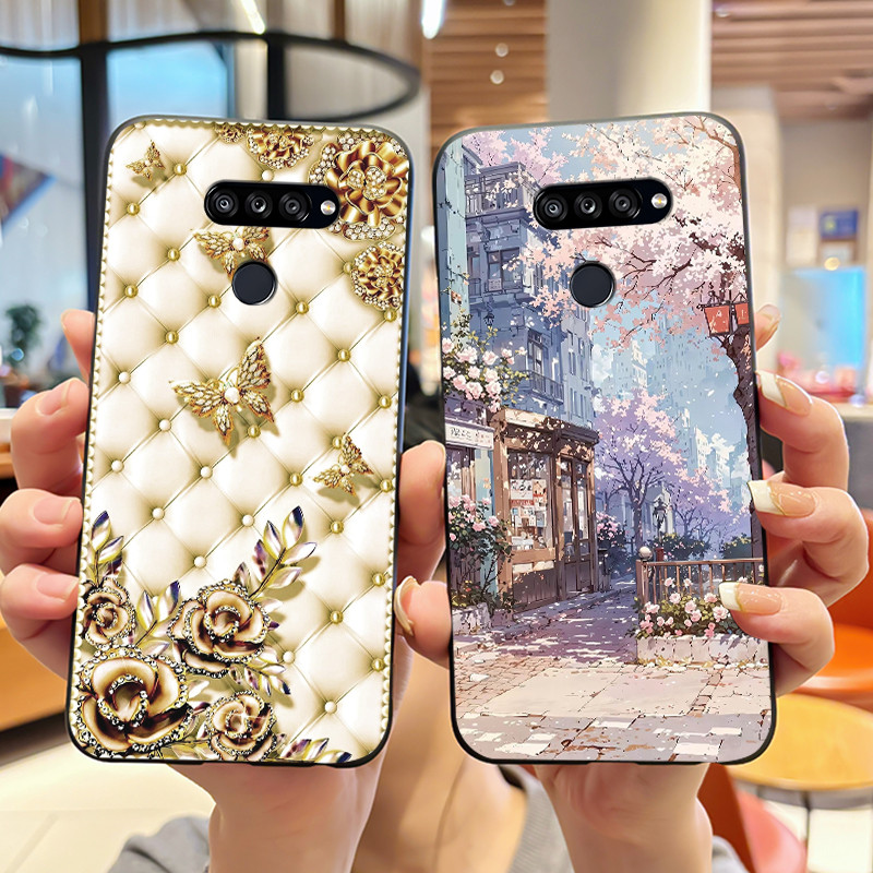 Phone Cases Viral - LG K50S 범퍼 실리콘 블랙 케이스에