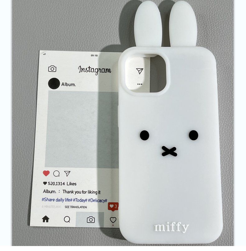 Cute Cartoon Case - 3D 입체 귀여운 만화 미피 토끼