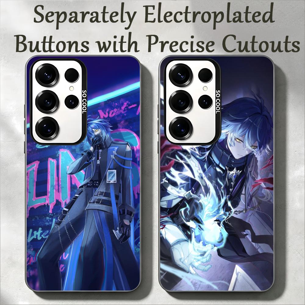 플린스 겐신 인기 게임 폰 케이스 IMD 컬러풀 실버  - Phone Cases For Samsung 리뷰 및 가격