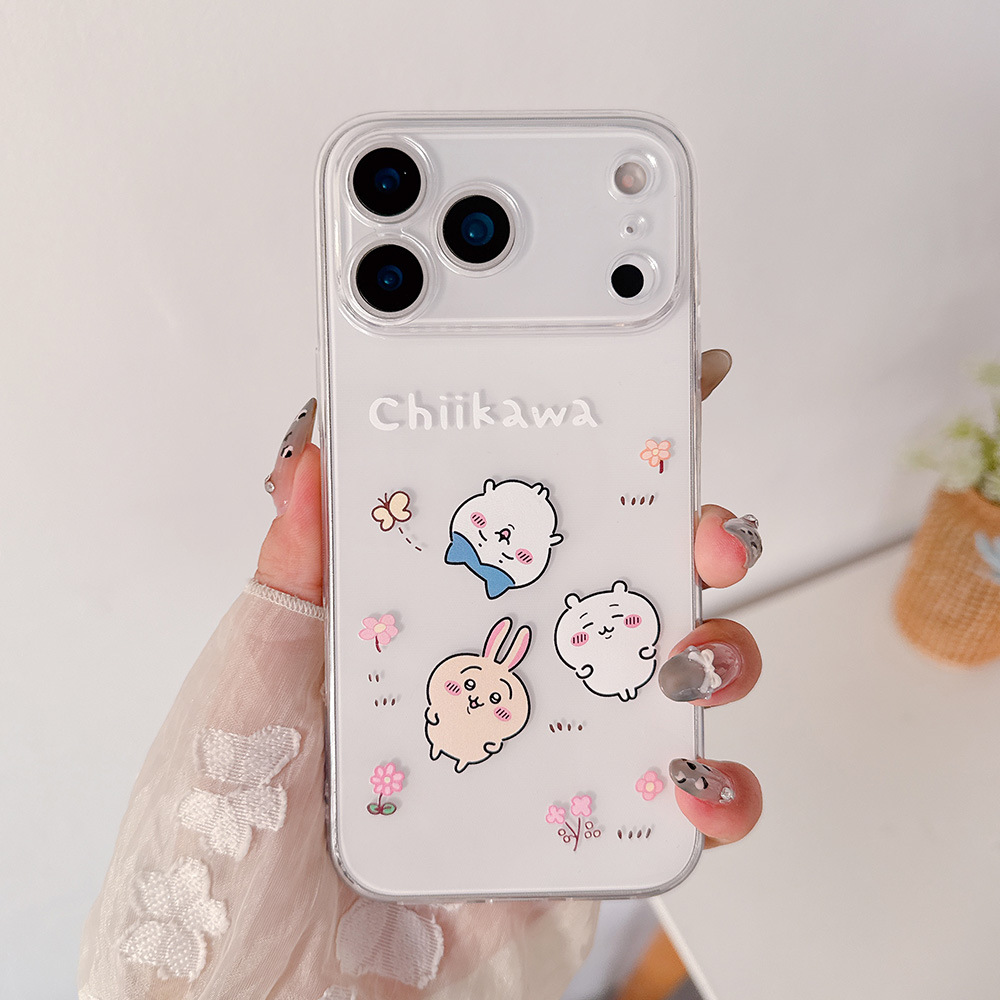 귀여운 일본 애니메이션 치이카와 우사기 하치와레 투명  - Cute Cartoon Case 리뷰 및 가격
