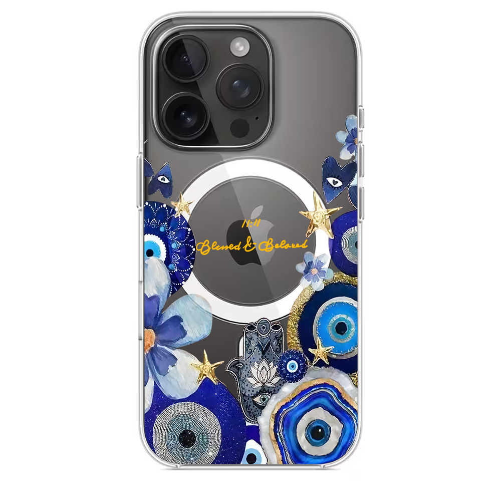 블루 이블아이 & 플로럴 폰 케이스 (아이폰 17, 1 - Phone Cases For Iphone 17 리뷰 및 가격