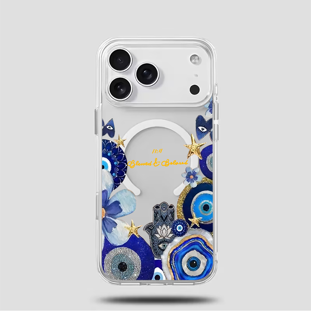 블루 이블아이 & 플로럴 폰 케이스 (아이폰 17, 1 - Phone Cases For Iphone 17 리뷰 및 가격