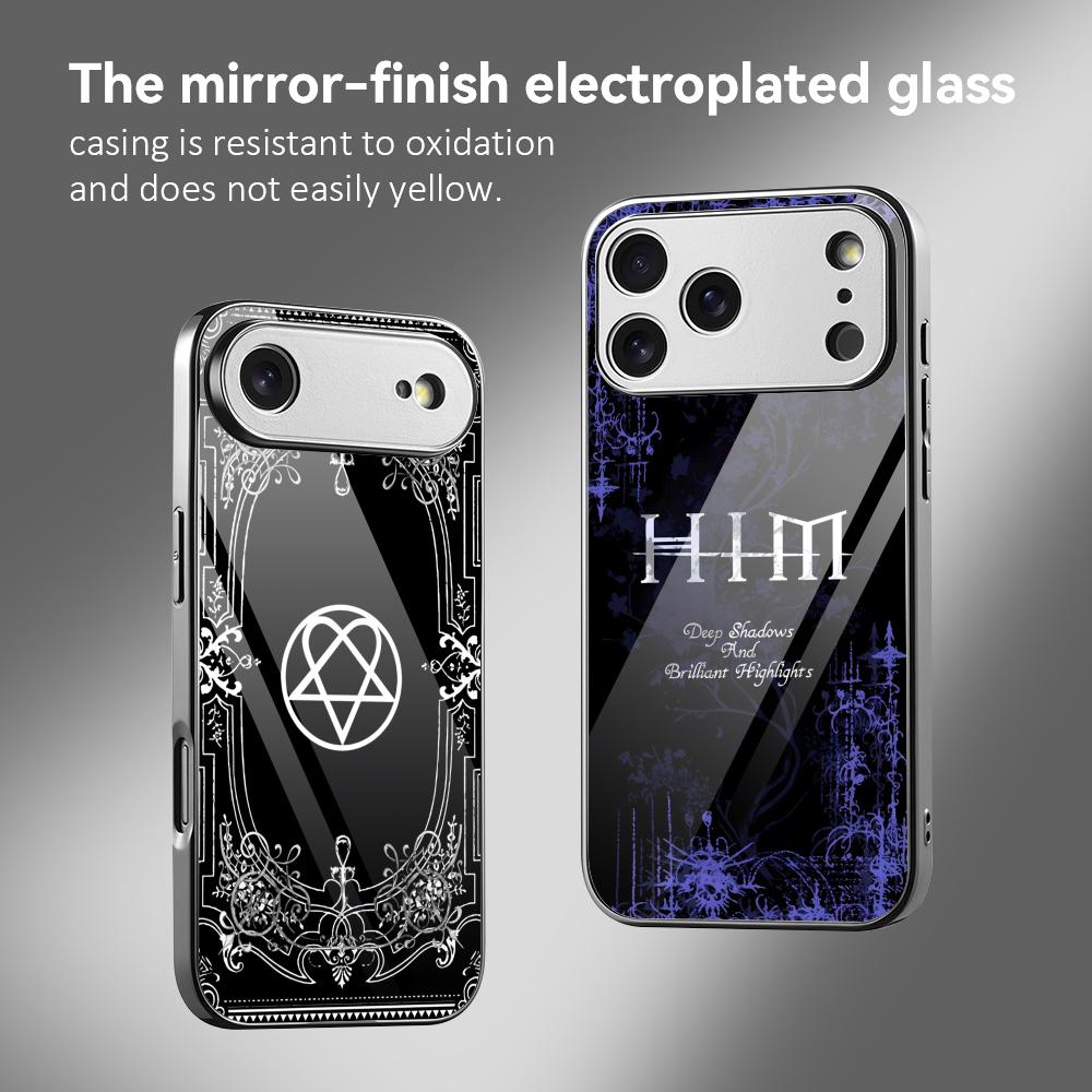 록 밴드 H-HIM 아이폰 17 16 15 14 13  - Phone Cases Metal 리뷰 및 가격