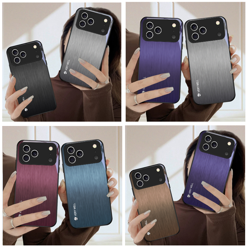 미니멀 브러쉬드 메탈 아이폰 17 Pro Max 16E - Phone Cases Metal 리뷰 및 가격