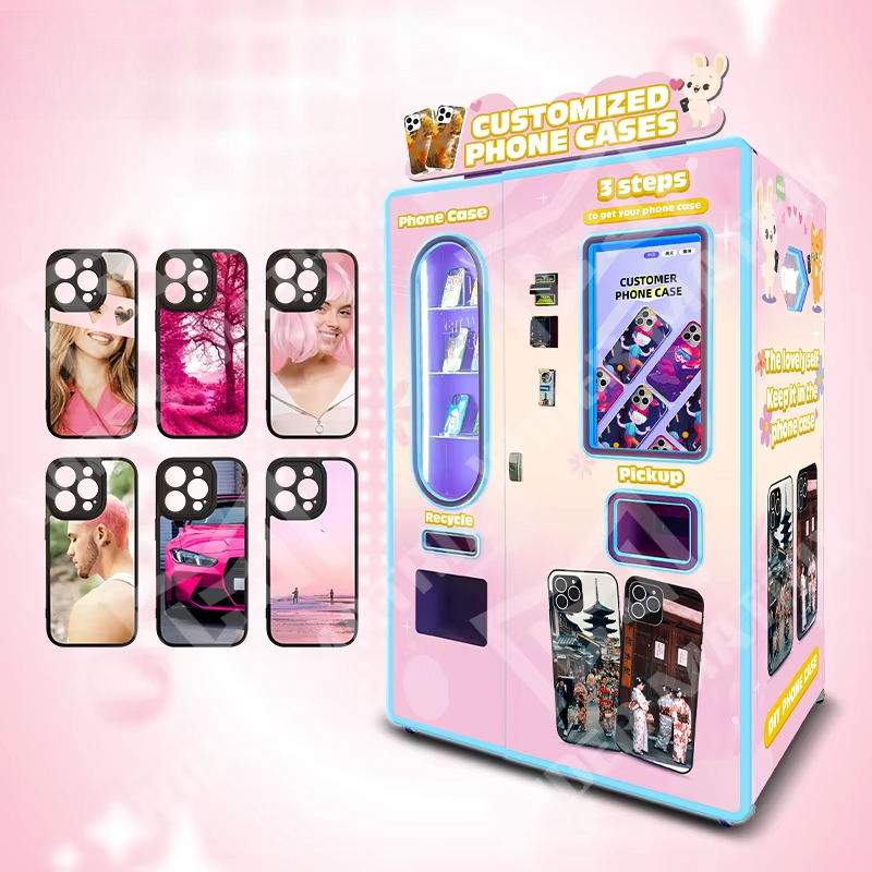 푸드라인 휴대폰 케이스 자판기 인체감응 조명 키오스크  - Phone Cases Vending Machine 리뷰 및 가격