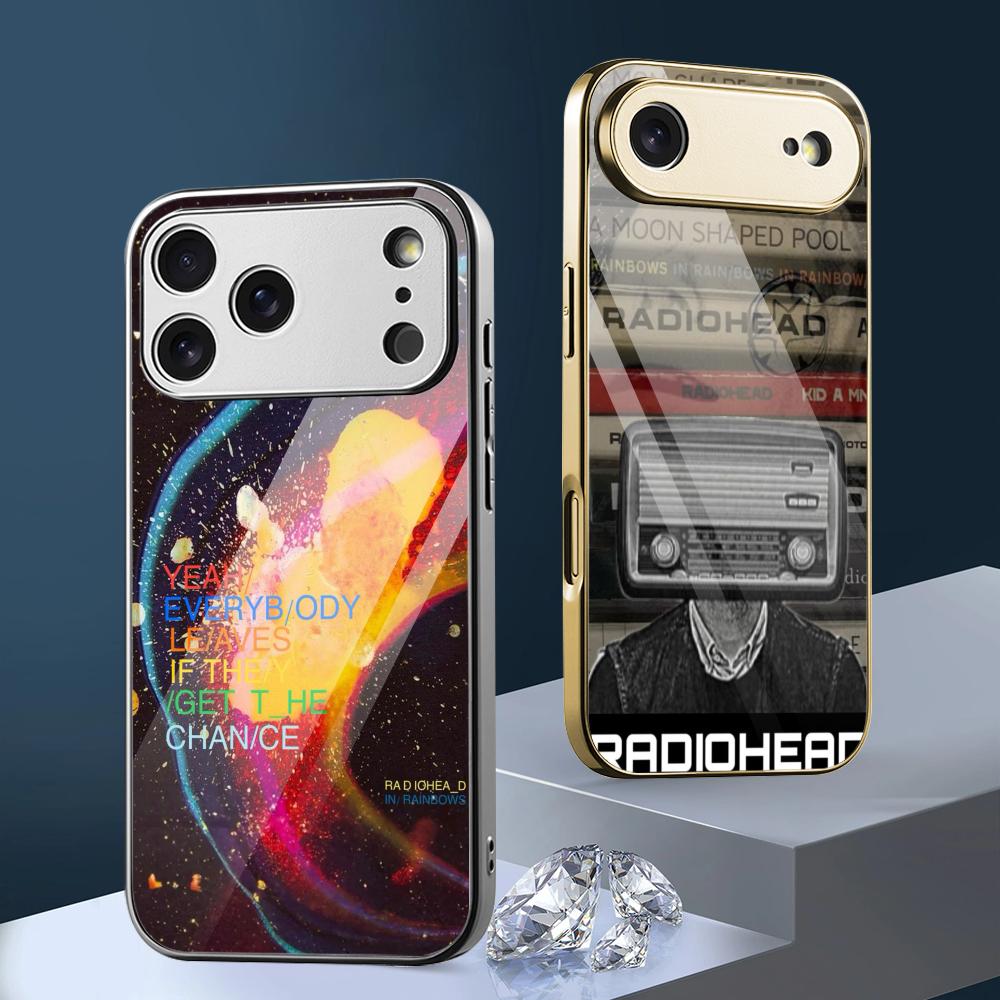 R-래디오헤드 래퍼 쿨 폰 케이스 아이폰 17 16 1 - Phone Cases Metal 리뷰 및 가격