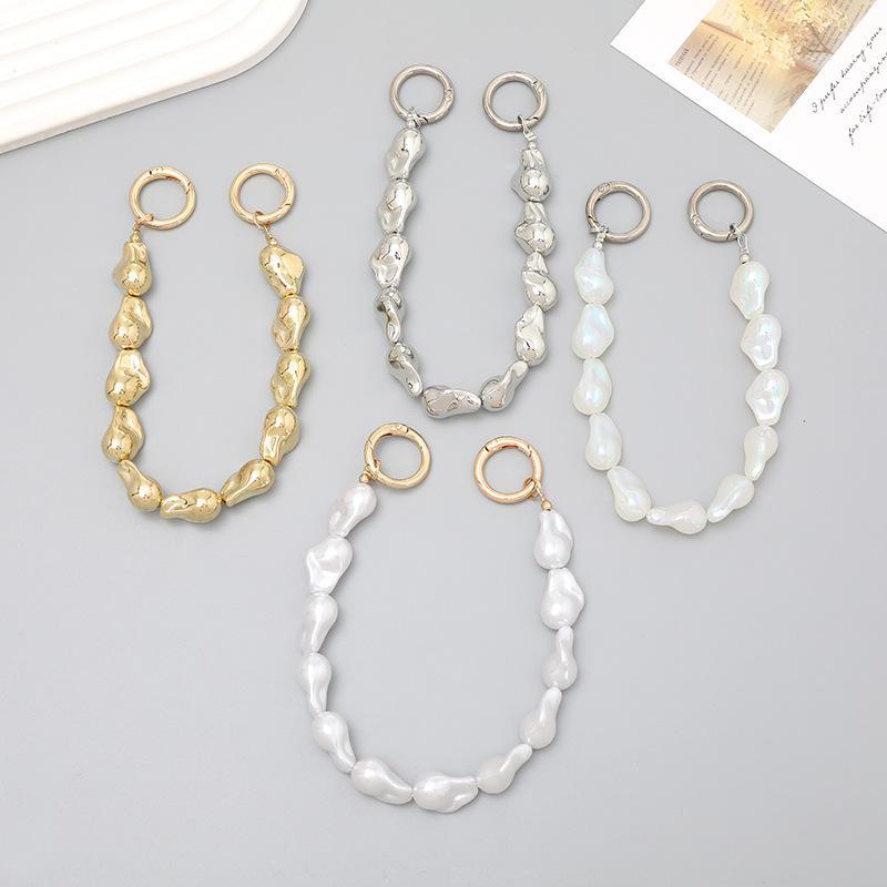 교체용 가방 액세서리 불규칙 진주 체인 분실 방지 DI - Phone Cases With Charms 리뷰 및 가격