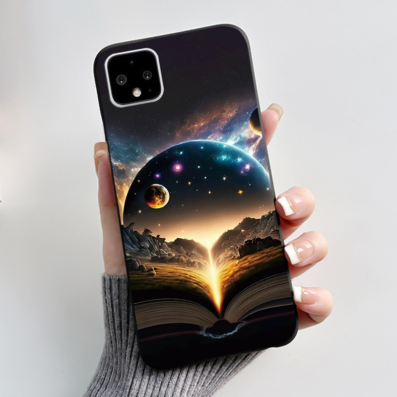 구글 픽셀 4용 전화 케이스 소프트 실리콘 블랙 케이스 - Phone Cases Viral 리뷰 및 가격