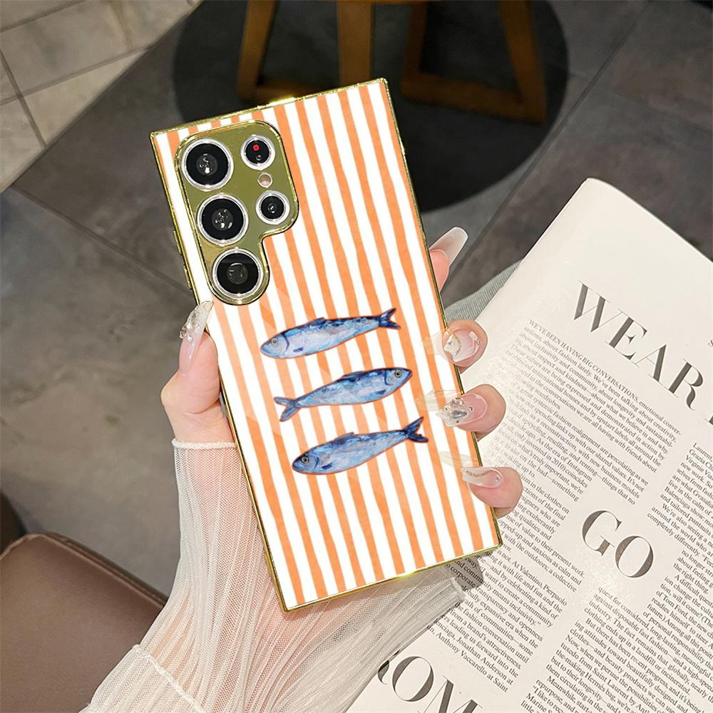 오션 라이프 스트라이프 폰 케이스 삼성 갤럭시 S25  - Phone Cases Metal 리뷰 및 가격