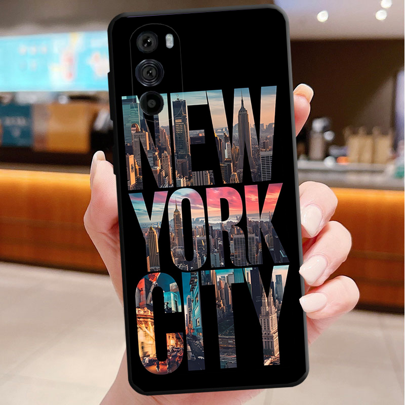 뉴욕시 소프트 폰 케이스 커버 모토로라 엣지 70 프로 - Phone Cases York 리뷰 및 가격