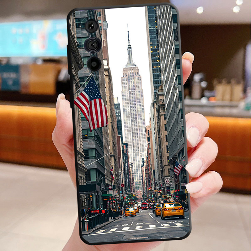 뉴욕시 소프트 폰 케이스 커버 모토로라 엣지 70 프로 - Phone Cases York 리뷰 및 가격