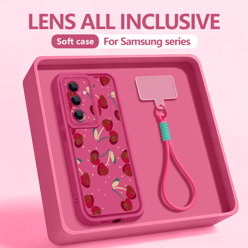 리틀 체리 패턴 끈형 폰 케이스 삼성 갤럭시 S26 S - Phone Cases With Straps 리뷰 및 가격
