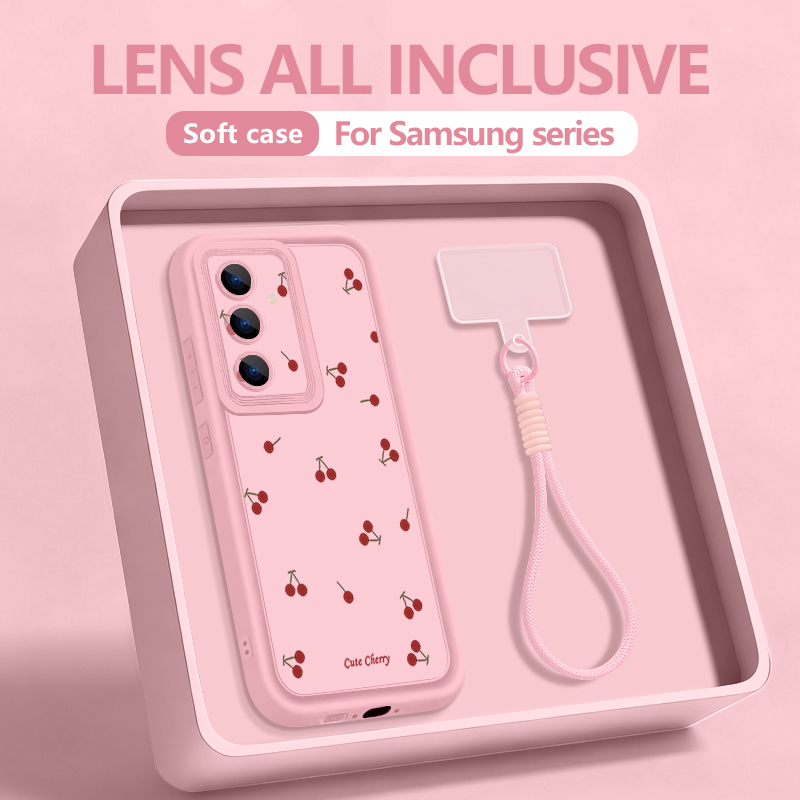 리틀 체리 패턴 끈형 폰 케이스 삼성 갤럭시 S26 S - Phone Cases With Straps 리뷰 및 가격
