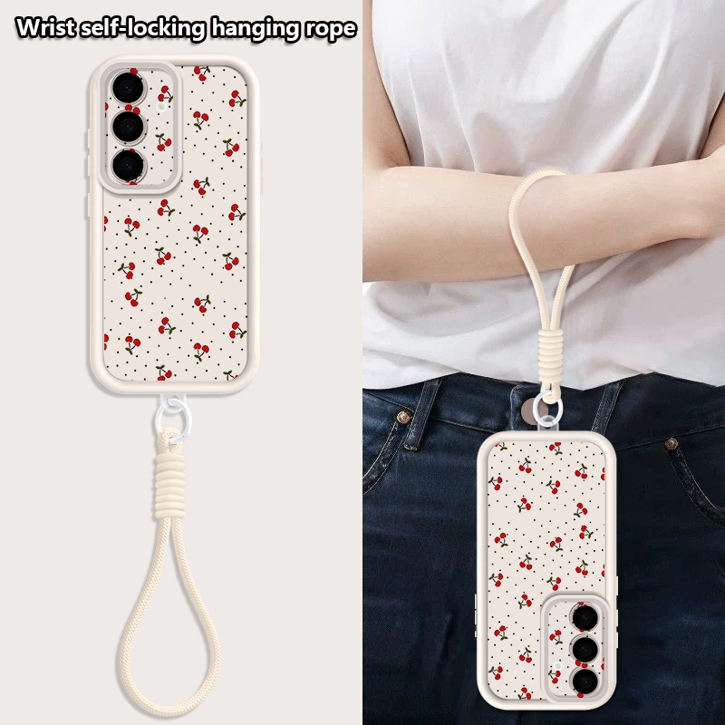 리틀 체리 패턴 끈형 폰 케이스 삼성 갤럭시 S26 S - Phone Cases With Straps 리뷰 및 가격