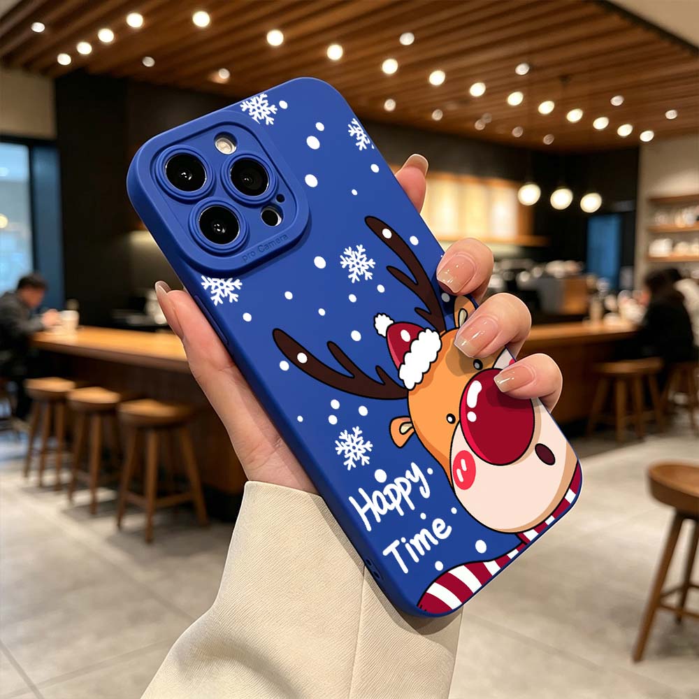 만화 빨간 코 사슴 폰 케이스 아이폰 17 16 15  - Phone Cases Red Deer 리뷰 및 가격