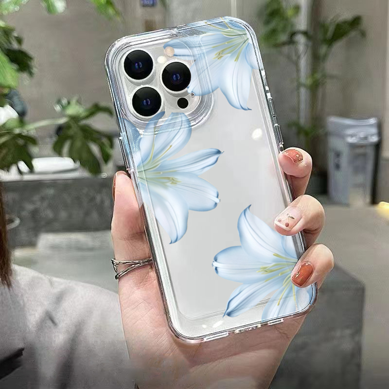 세련된 화이트 백합꽃 디자인 아이폰 17 16 15 P - Phone Cases For Iphone 17 리뷰 및 가격