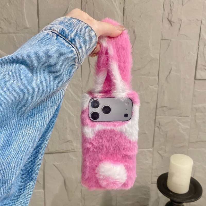 귀여운 토끼 디자인 폭신한 폰 케이스 아이폰 17 16 - Phone Cases For Iphone 17 리뷰 및 가격